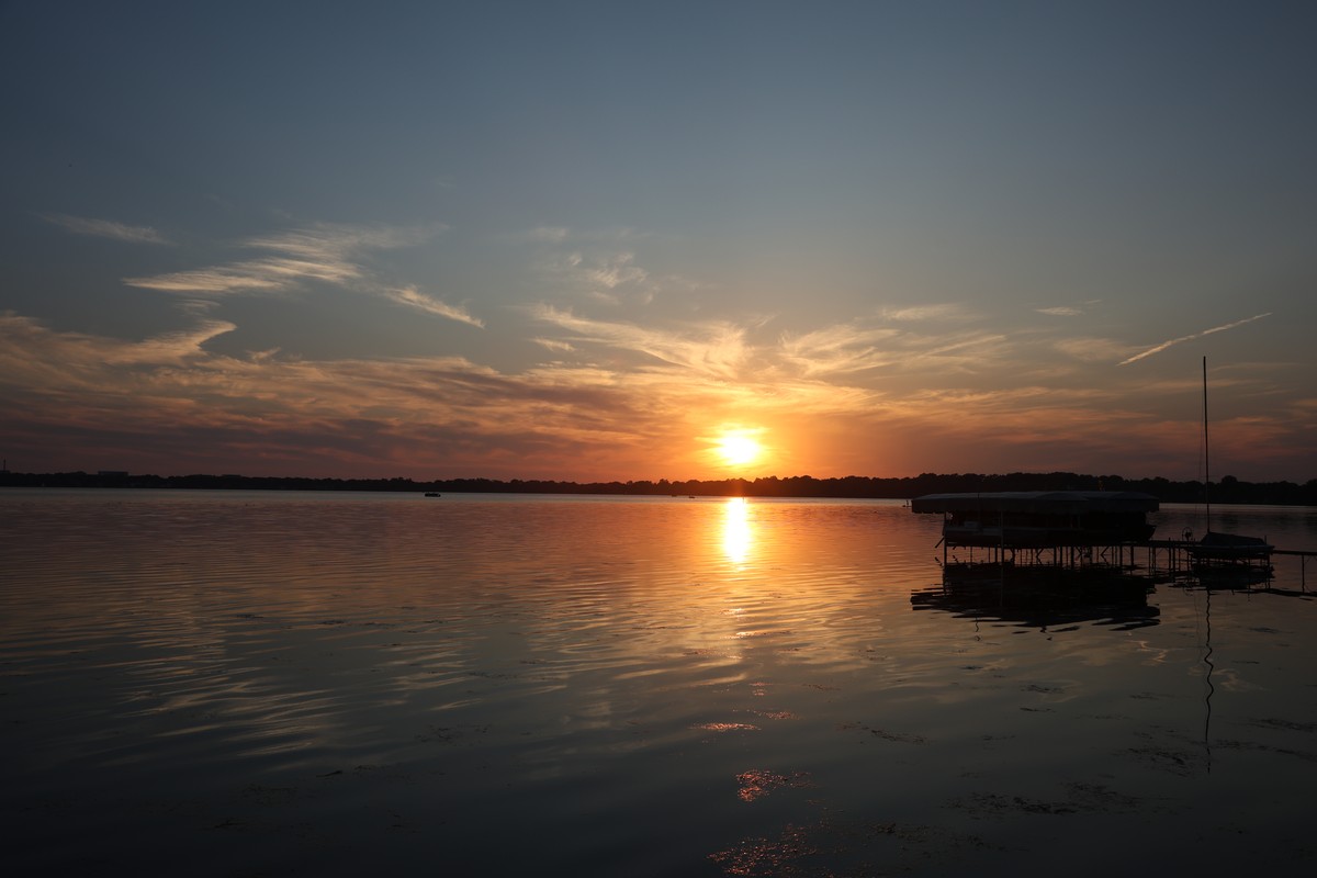 Sunset on Lake Waubesa