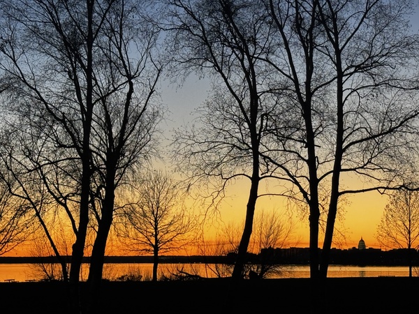 Twilight Over Lake Monona