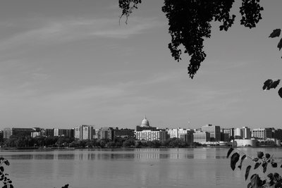 Madison Skyline in B/W