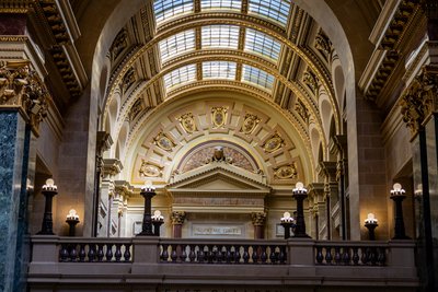 Tour of The Capital Building in Madison, WI